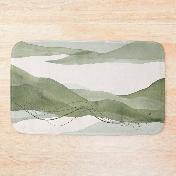 Item preview, Sage Abstract Landscape designed and sold by simplydesignart.