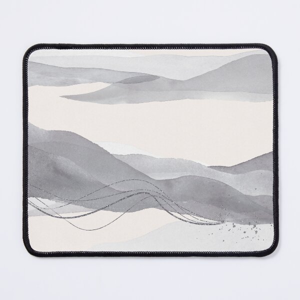 Item preview, Warm Grey Abstract Landscape designed and sold by simplydesignart.