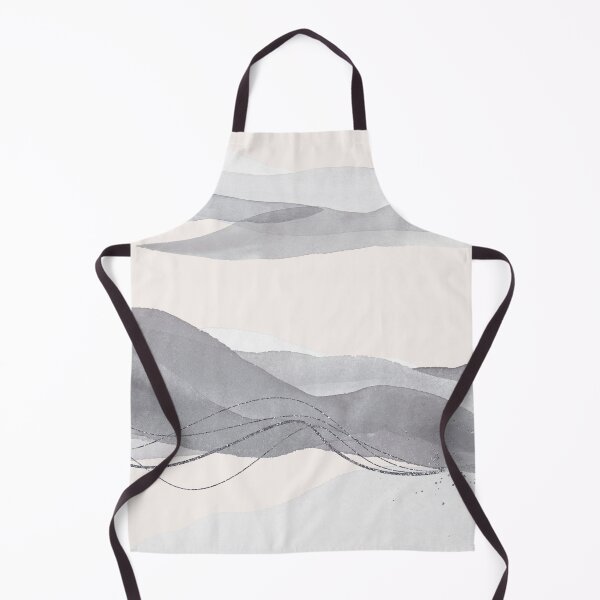 Item preview, Warm Grey Abstract Landscape designed and sold by simplydesignart.