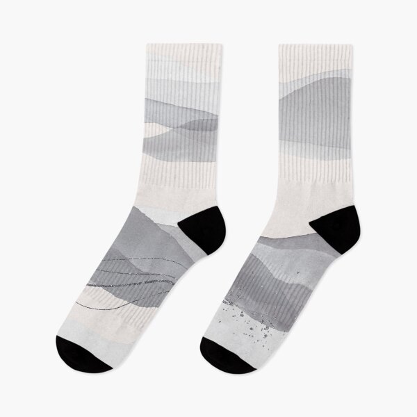 Item preview, Warm Grey Abstract Landscape designed and sold by simplydesignart.