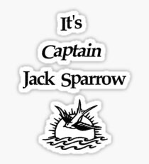 It's Captain Jack Sparrow Sticker