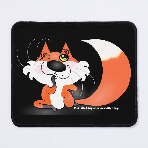 Item preview, Fox itching and scratching  designed and sold by Shirley cute art .