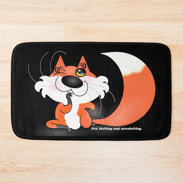 Item preview, Fox itching and scratching  designed and sold by Shirley cute art .