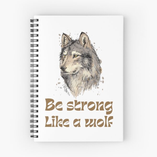 Item preview, be strong as a wolf designed and sold by bemenmaher.