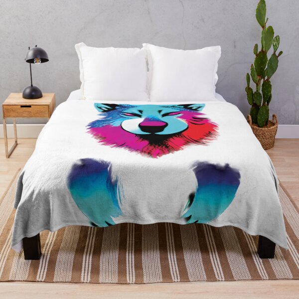 Item preview, Colorful wolf  designed and sold by ralick.
