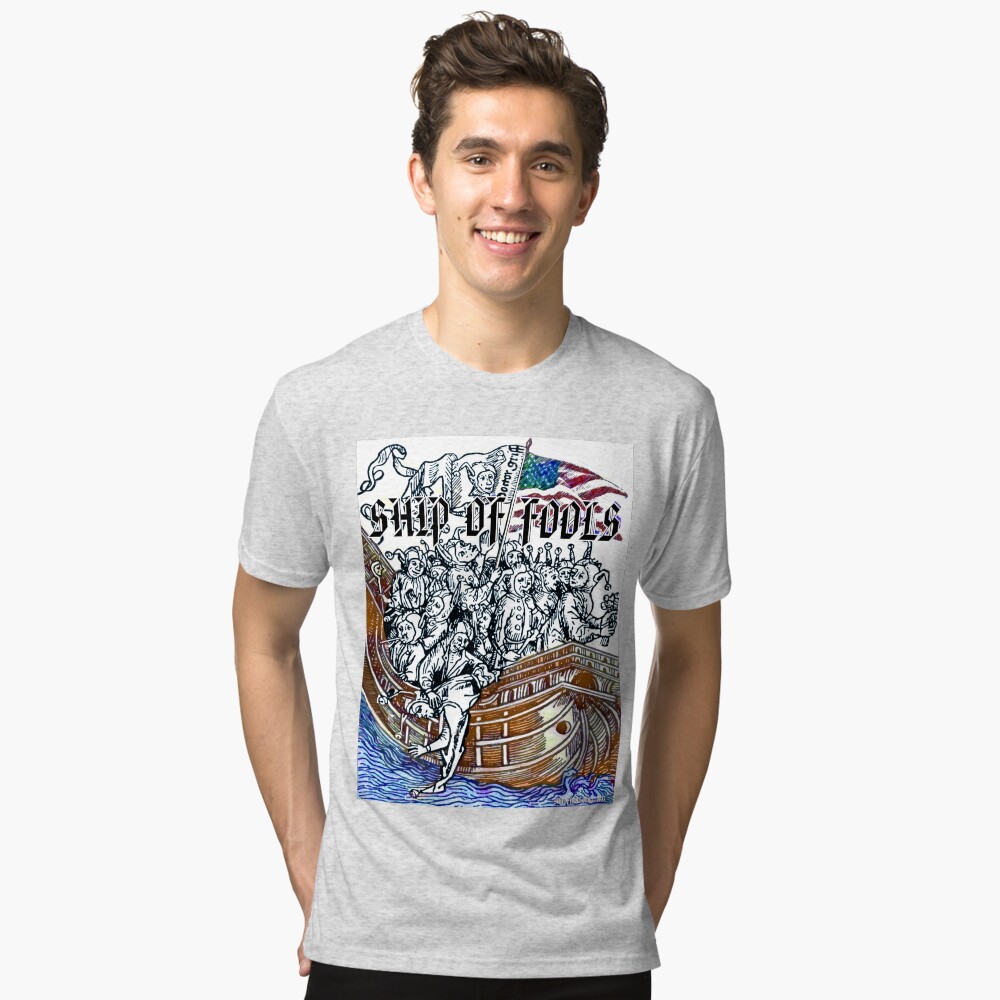 Item preview, Tri-blend T-Shirt designed and sold by ShipOfFools.
