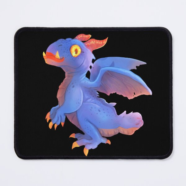 Item preview, Blue tailless small dragon designed and sold by Deathoftheself.
