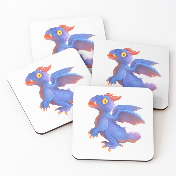 Item preview, Blue tailless small dragon designed and sold by Deathoftheself.