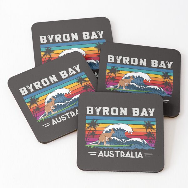 Item preview, Byron Bay Australia Vintage Kangaroo Surfer designed and sold by MrEddie10.