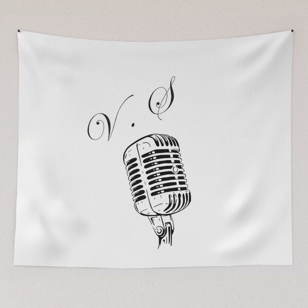 Item preview, V.S microphone design designed and sold by itisShop.