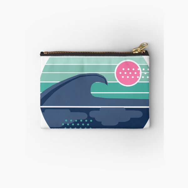 Item preview, Cya Later - 70's retro ocean wave vintage style throwback 1970s minimal art by Seventy Eight designed and sold by 78designs.