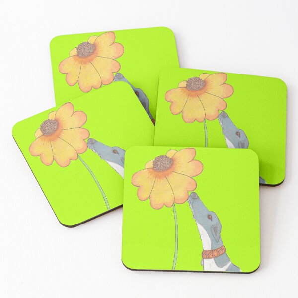 Item preview, Just Sniffing Sunshine Green Background designed and sold by JaneWrenArt.