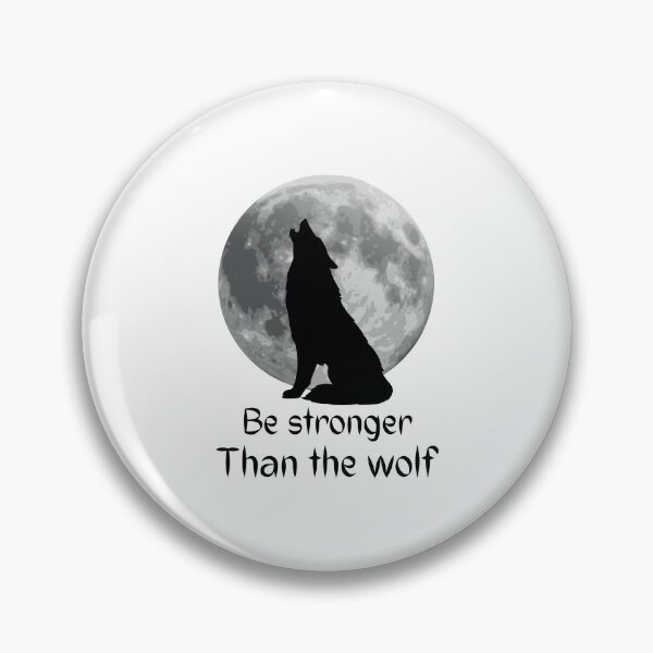 Item preview, Be strong as a wolf | full moon designed and sold by bemenmaher.