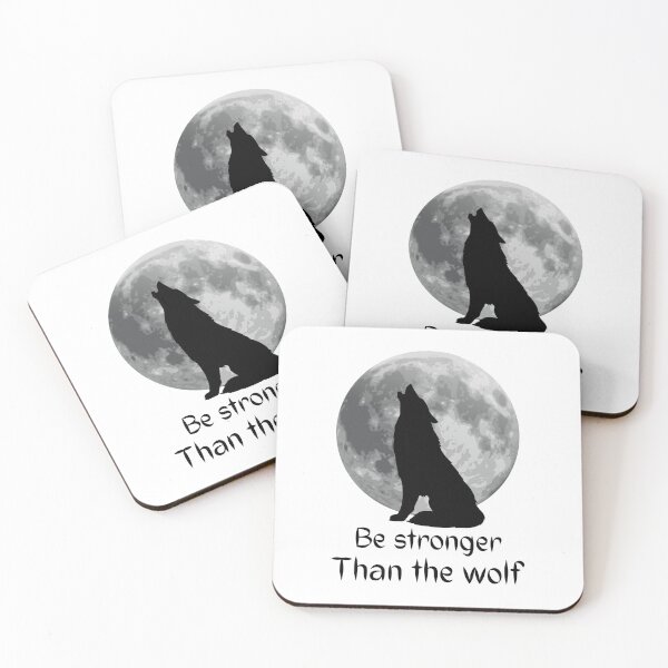 Item preview, Be strong as a wolf | full moon designed and sold by bemenmaher.