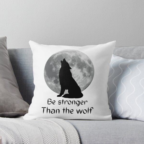 Item preview, Be strong as a wolf | full moon designed and sold by bemenmaher.