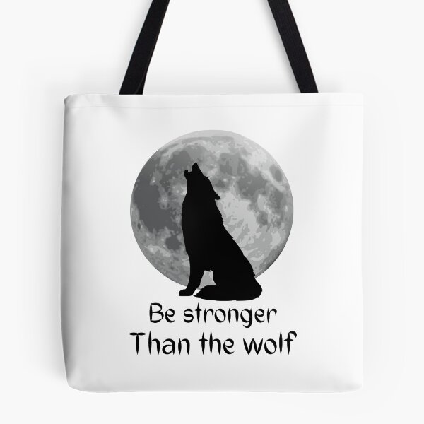 Item preview, Be strong as a wolf | full moon designed and sold by bemenmaher.
