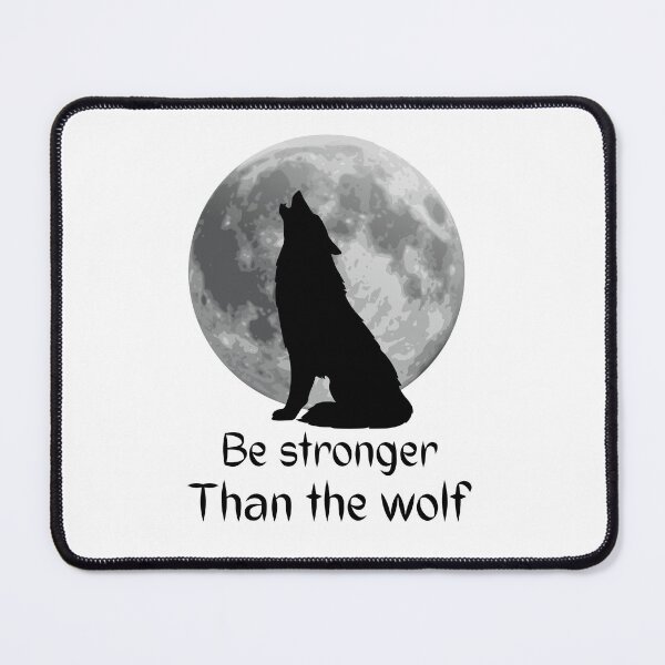 Item preview, Be strong as a wolf | full moon designed and sold by bemenmaher.