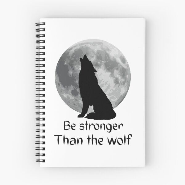 Item preview, Be strong as a wolf | full moon designed and sold by bemenmaher.