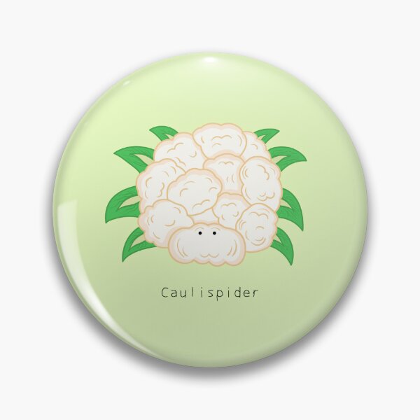 Item preview, cute spider cauliflower designed and sold by wordspotrayal.