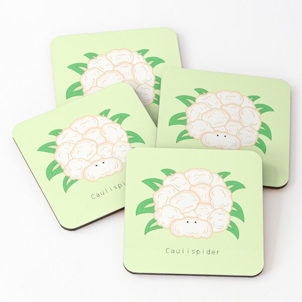 Item preview, cute spider cauliflower designed and sold by wordspotrayal.