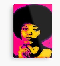 FREE ANGELA (POP-ART) Metal Print