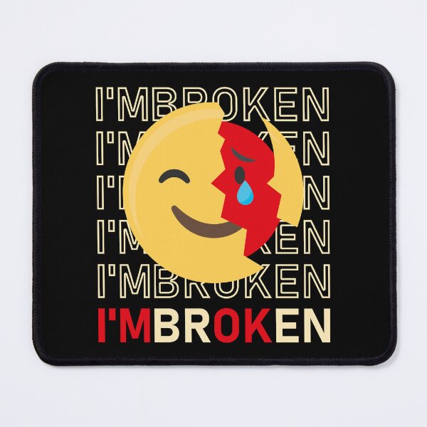 Item preview, Broken happy face emoji design designed and sold by Palteeshop.