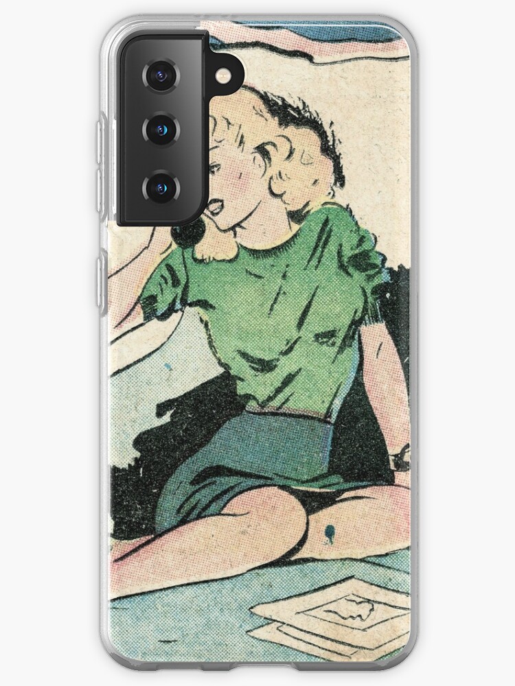 Golden Age Phone Girl 1 Revised Samsung Galaxy Phone Case By Bnolan Redbubble