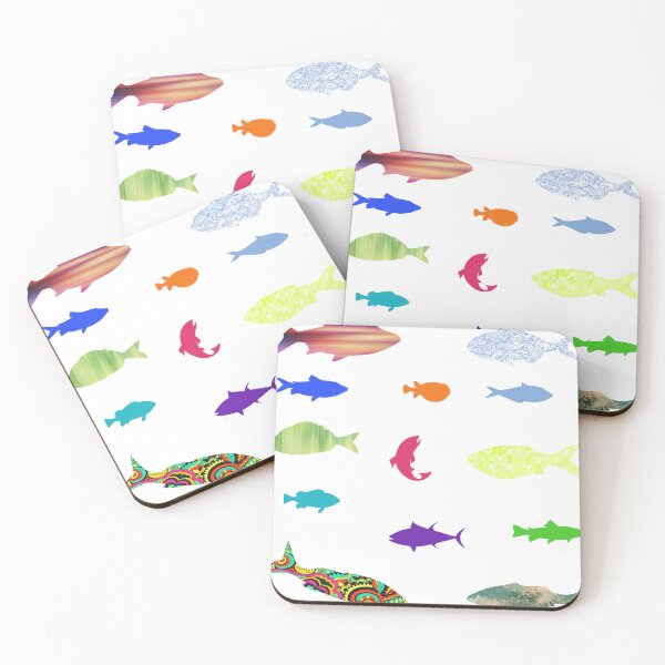 Item preview, Fish Sticker Sheet designed and sold by Lezbo1986.