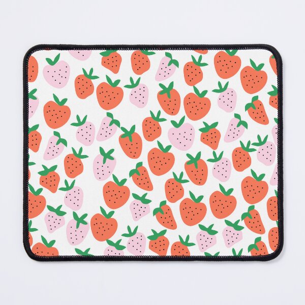 Item preview, Cute Red and Pink Strawberries Pattern designed and sold by kapotka.