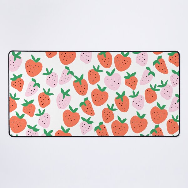 Item preview, Cute Red and Pink Strawberries Pattern designed and sold by kapotka.