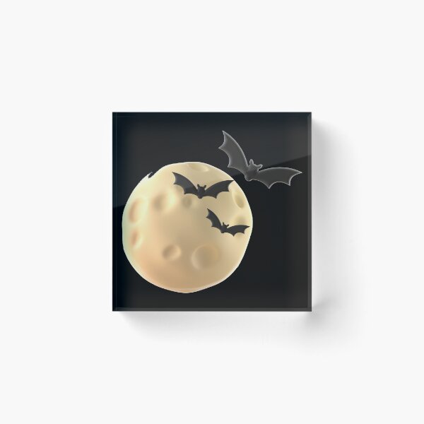 Item preview, Bats moon Halloween  designed and sold by Zeetube.
