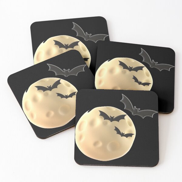 Item preview, Bats moon Halloween  designed and sold by Zeetube.