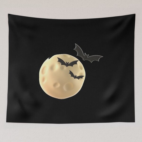 Item preview, Bats moon Halloween  designed and sold by Zeetube.