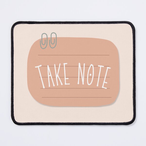 Item preview, Take Note - White designed and sold by MonDesigns.