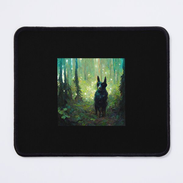 Item preview, Cattle dog in the woods designed and sold by FutureFantasy.
