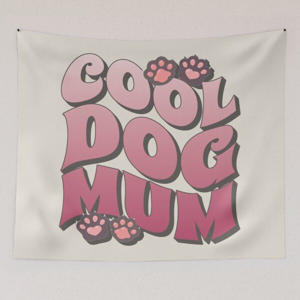 Artikelvorschau, Rosa coole Hundemama, toller Slogan für alle Mütter, die einen Hund besitzen entworfen und verkauft von TrulyEpoque.