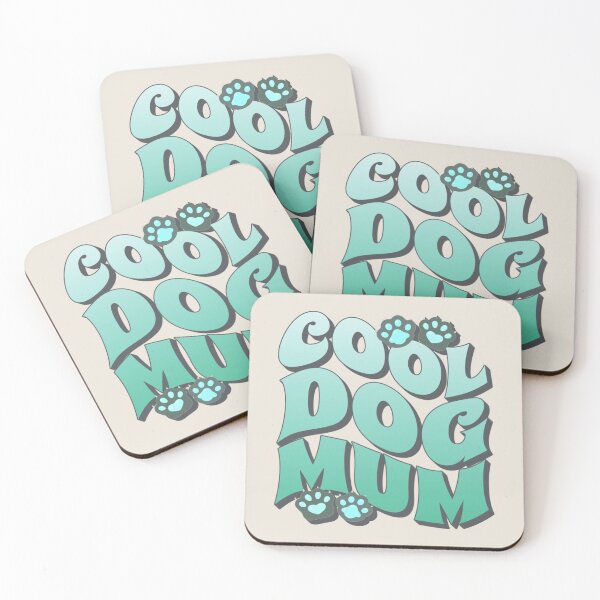 Item preview, Turquoise Cool Dog Mum, Great Slogan For All Mums Who Own A Dog designed and sold by TrulyEpoque.