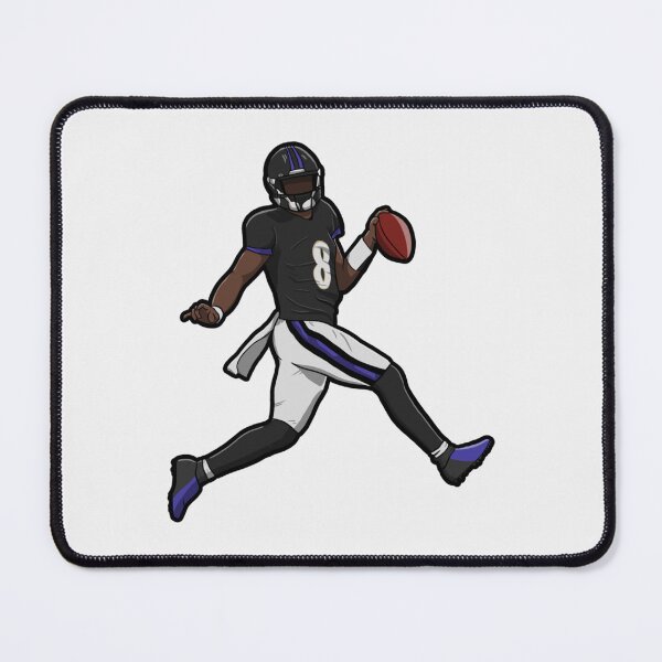 Item preview, Lamar Jackson Running Touch Down- Limited Edition | Perfect Gift designed and sold by claowendy.