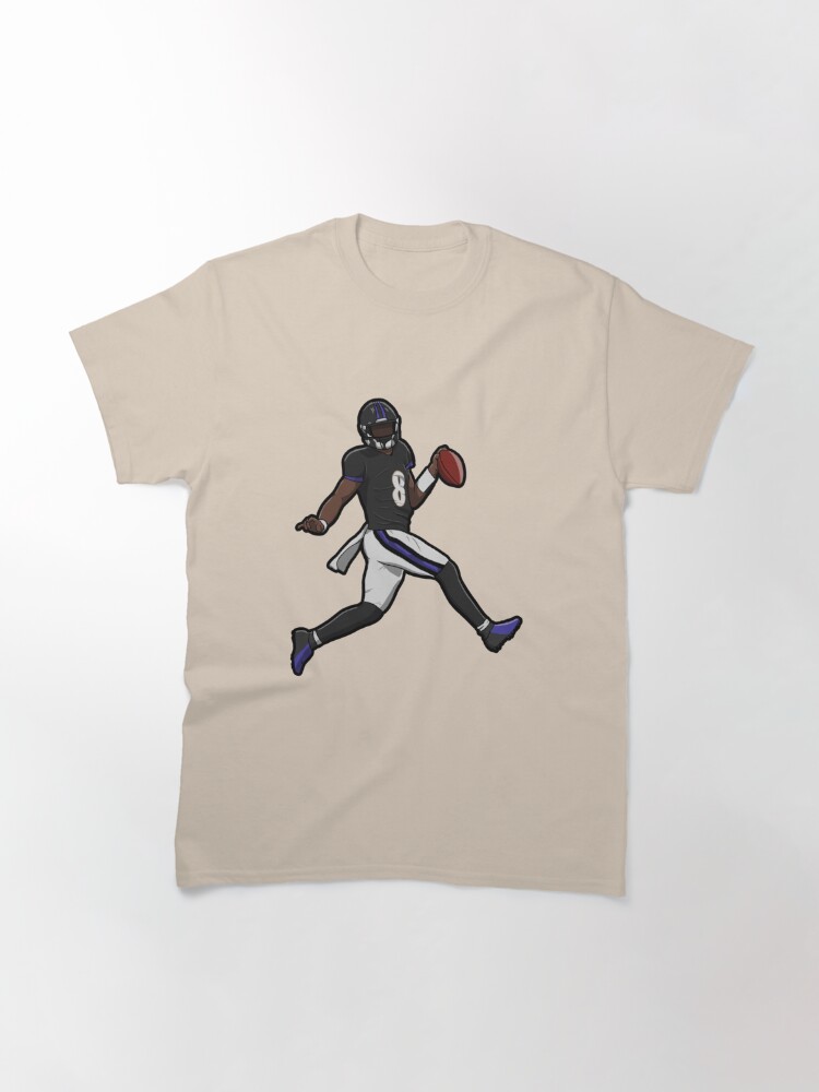 Lamar Jackson Running Touch Down- Limited Edition, Perfect Gift' Classic T- Shirt for Sale by claowendy