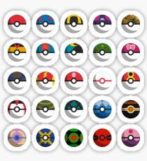 Pokéballs of the World Sticker