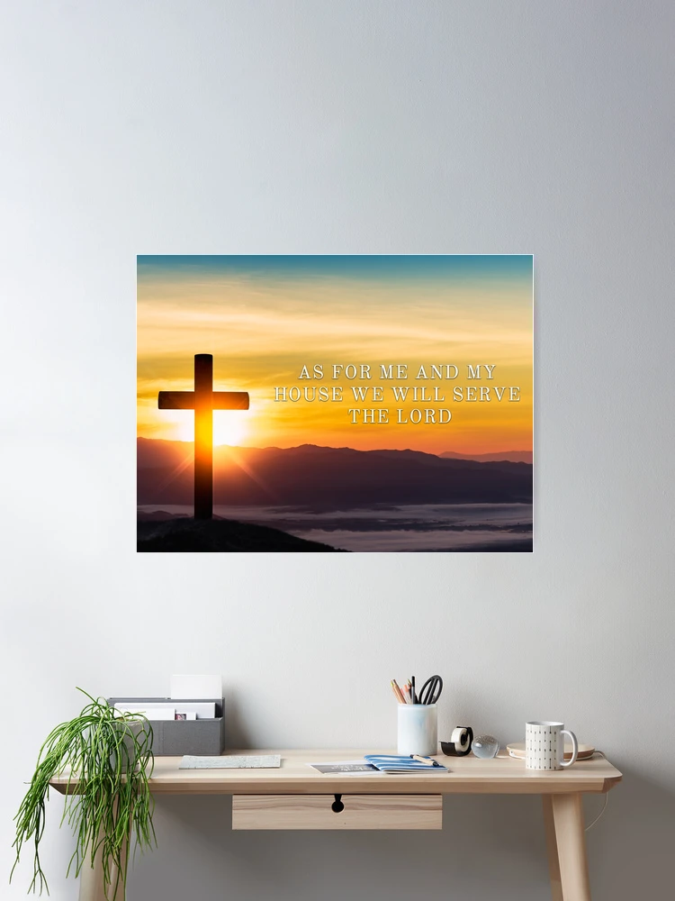 We will Serve the Lord {Table Cross} We will Serve the Lord {Table Cross}
