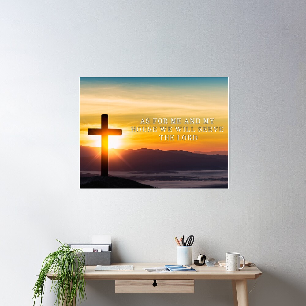 We will Serve the Lord {Table Cross} We will Serve the Lord {Table Cross}