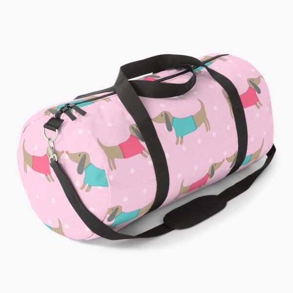Item preview, Cute dog lovers with dots in pink background designed and sold by bigmoments.