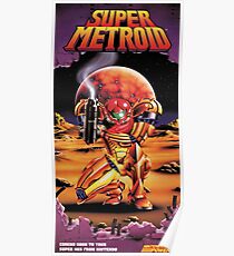Super Metroid, Remastered From Classic 1994 Vintage Poster Poster