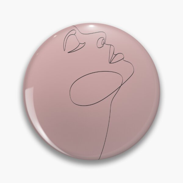 Item preview, Abstract girl face continuous one line drawing minimalism design  designed and sold by AllaLineArt.