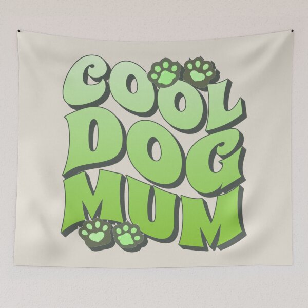 Artikelvorschau, Grüne coole Hundemama, toller Slogan für alle Mütter, die einen Hund besitzen entworfen und verkauft von TrulyEpoque.