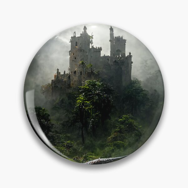 Item preview, Destroyed Castle designed and sold by DarkAgeArt.