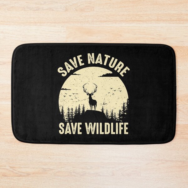 Item preview, Save Nature Save Wildlife Retro Vintage Earth Day designed and sold by haselshirt.