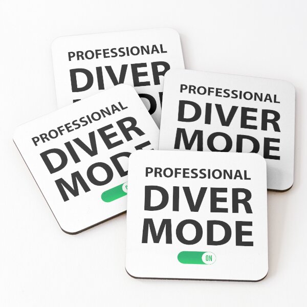 Item preview, Professional Diver Mode on Funny Professional Diver  designed and sold by Rami Khalifah.