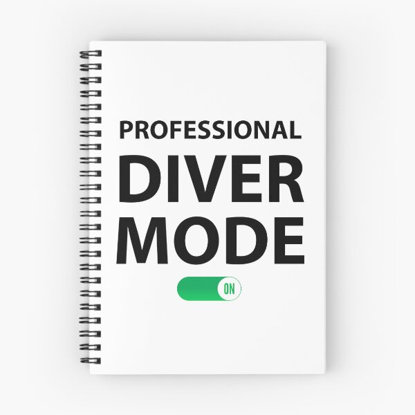 Item preview, Professional Diver Mode on Funny Professional Diver  designed and sold by Rami Khalifah.